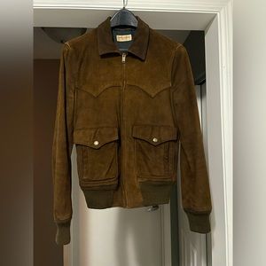 Saint Laurent Western Suede Jacket 44 XS